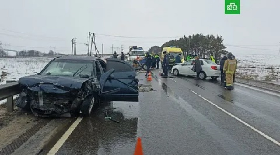 Произошла авария с пятью погибшими на трассе в Подмосковье