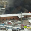 Пожар в Москве на складе в районе трех вокзалов