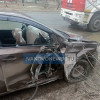 В Иванове женщина не справилась с управлением и вылетела с дороги