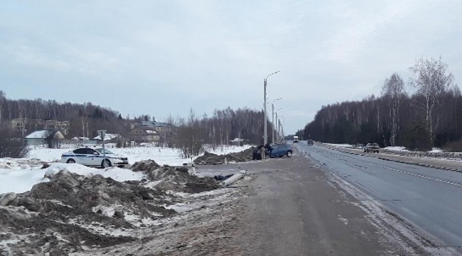 За прошедшие сутки в Ивановской области зарегистрировано одно ДТП с пострадавшим