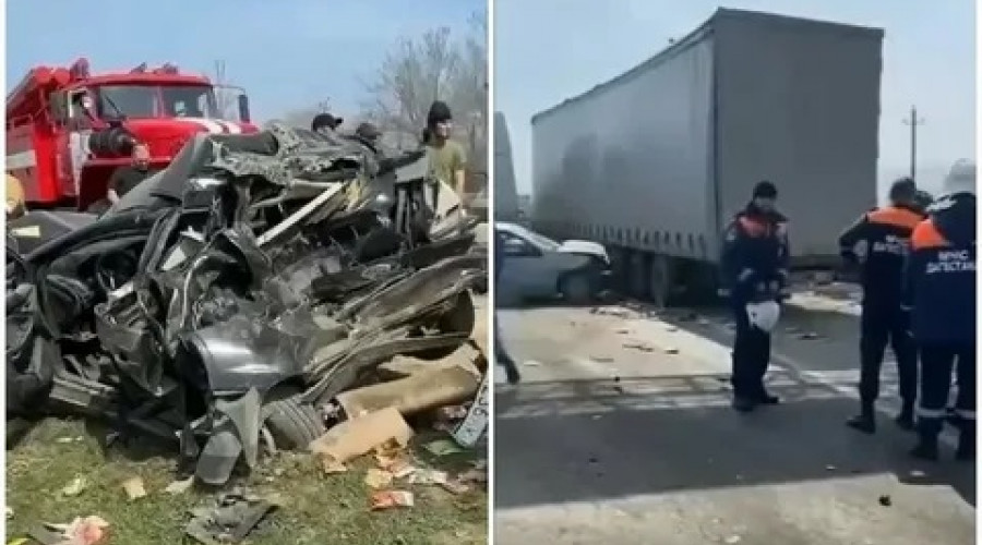 В массовом ДТП на трассе в Дагестане погибла женщина