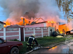 Подробности крупного пожара на 7-й Вишневой улице в Иванове