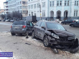 Очередная авария произошла в областном центре